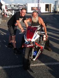Danny & Per astride The Beast!